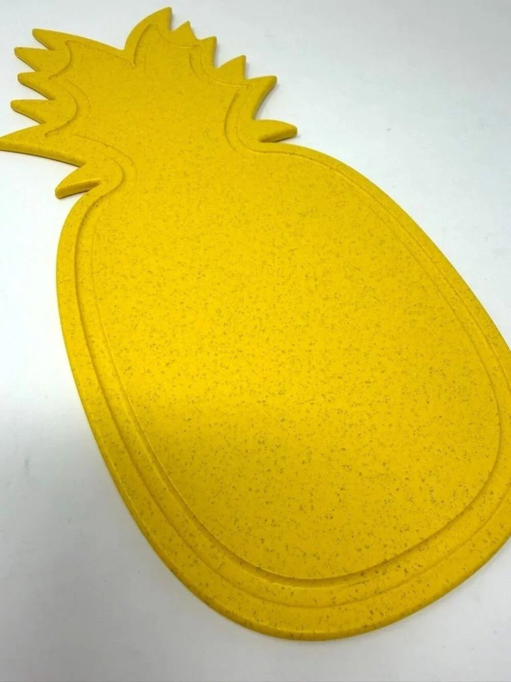 Target Sun Squad Figural Pineapple Serving Cutting Board Yellow Summer Camping